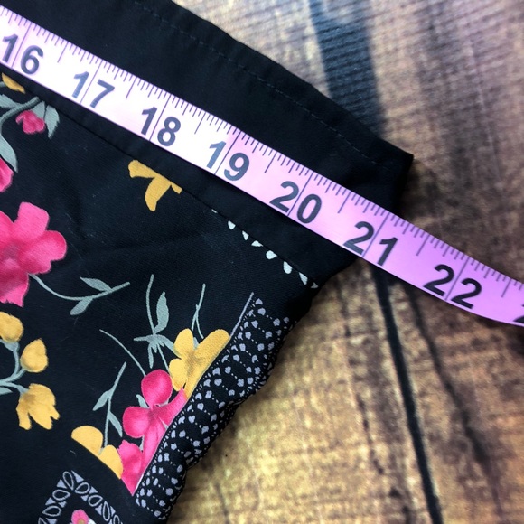 💥Zouk: top with flowers in squares - Picture 3 of 7